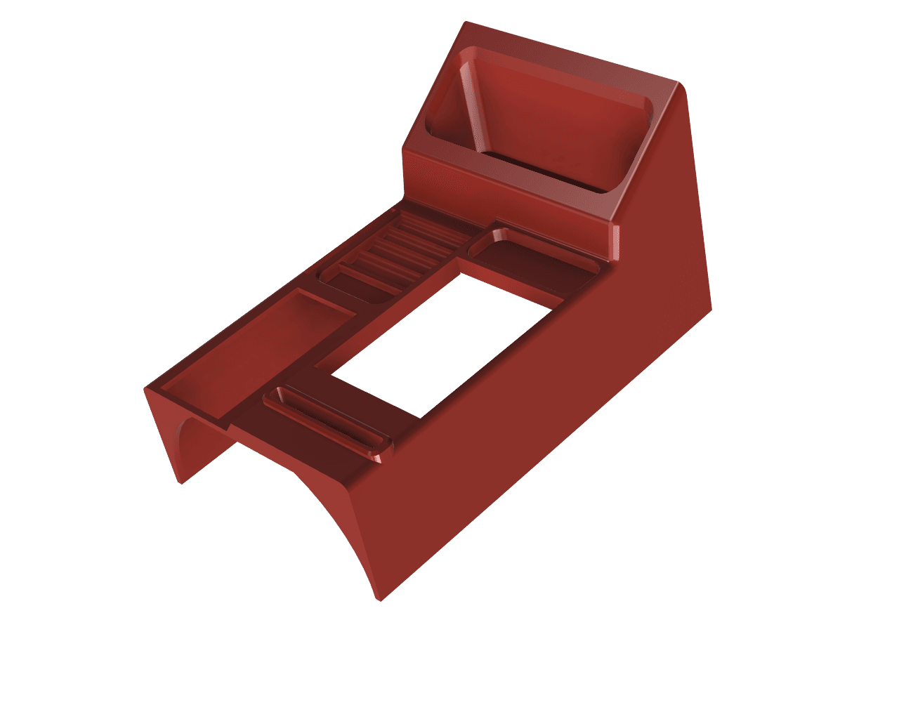 Custom Center Consol for a JEEP 3d model