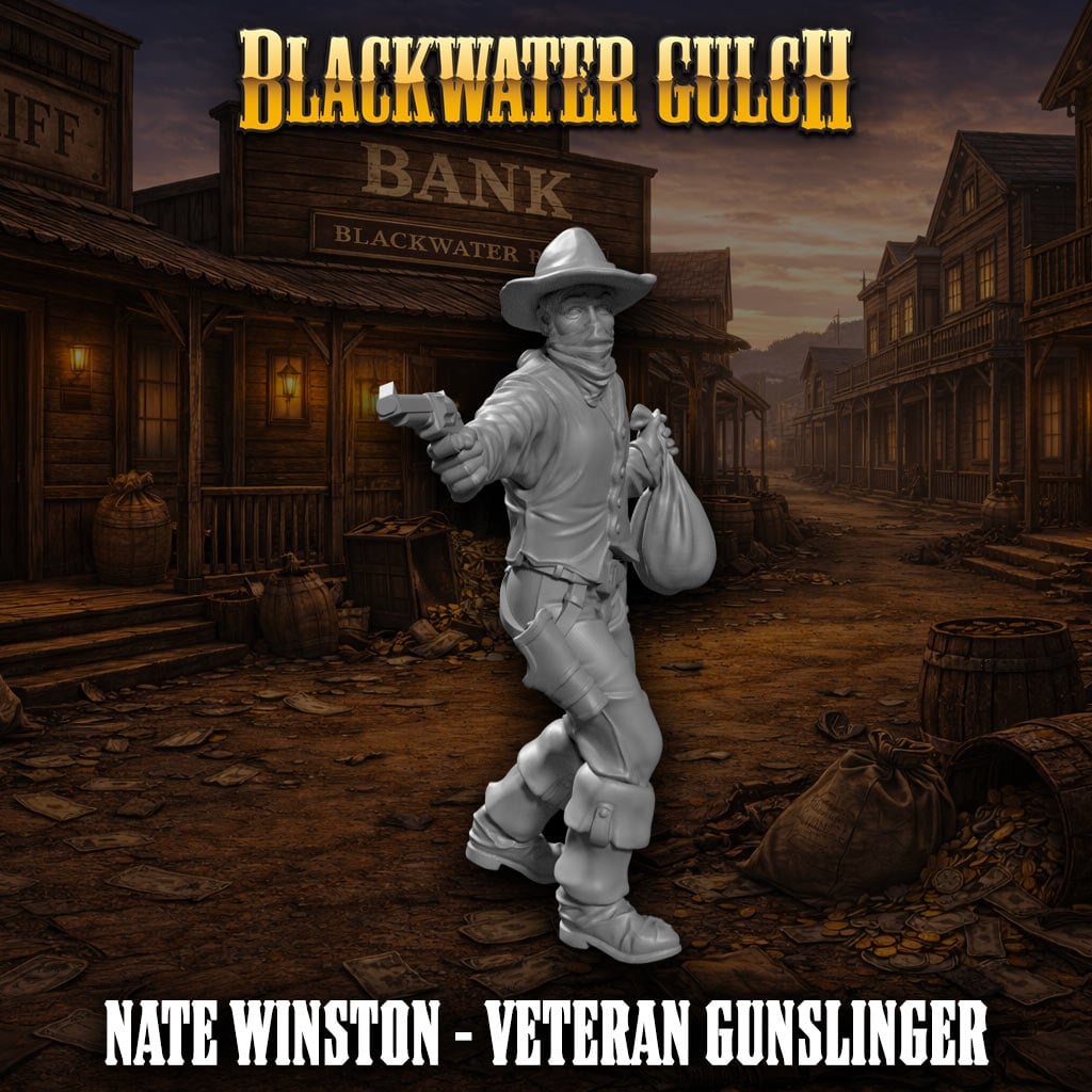Nate Winston - Veteran Gunslinger 3d model