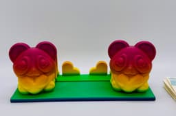 Panda Business Card Holder 3d model