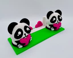 Panda Business Card Holder 3d model