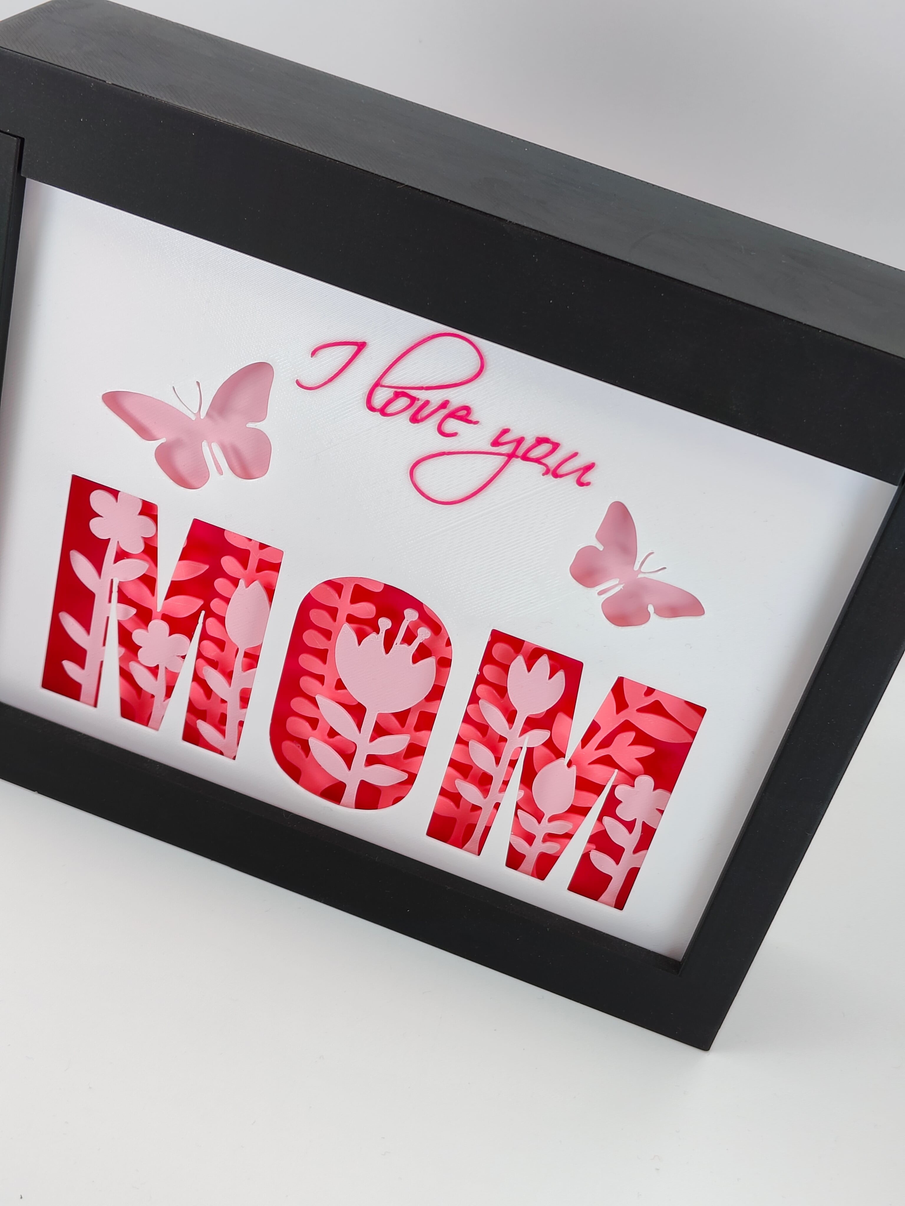 Mother's Day Shadow Box 3d model