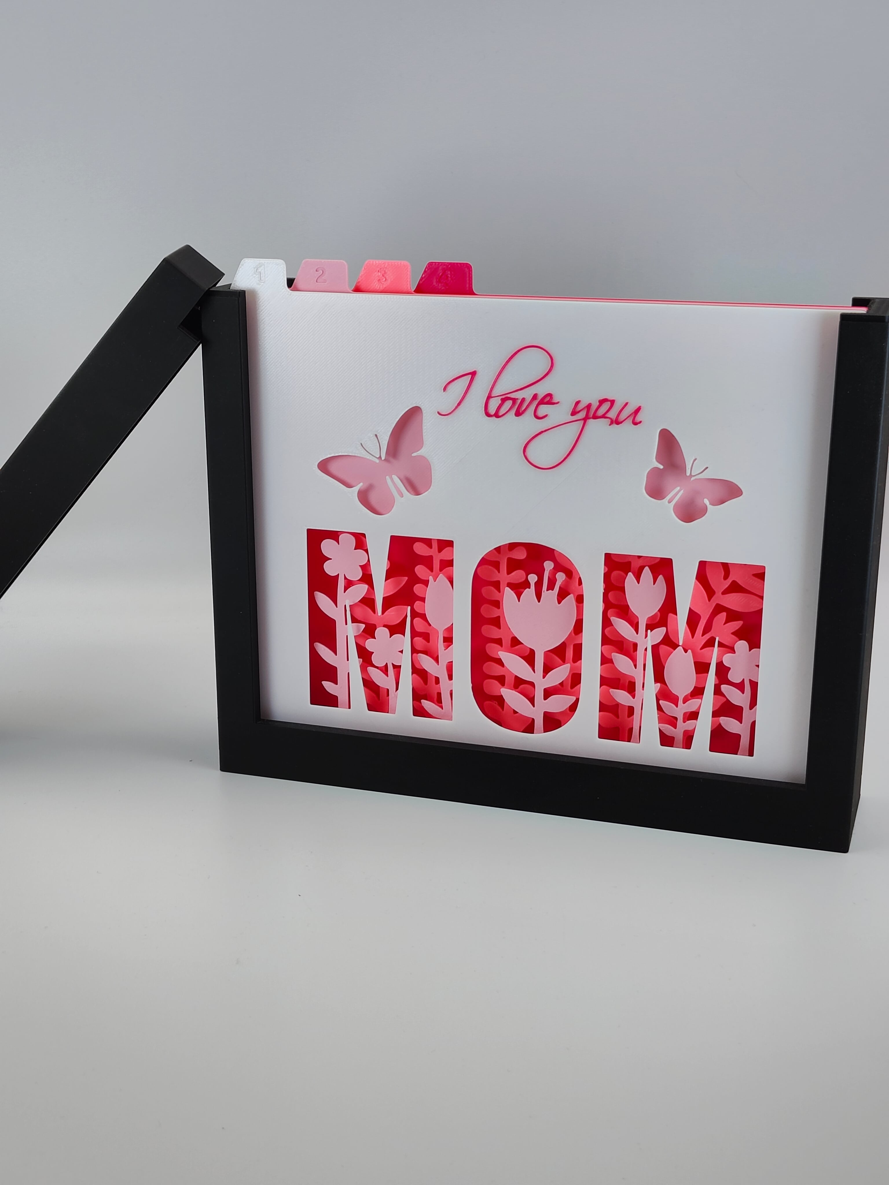 Mother's Day Shadow Box 3d model
