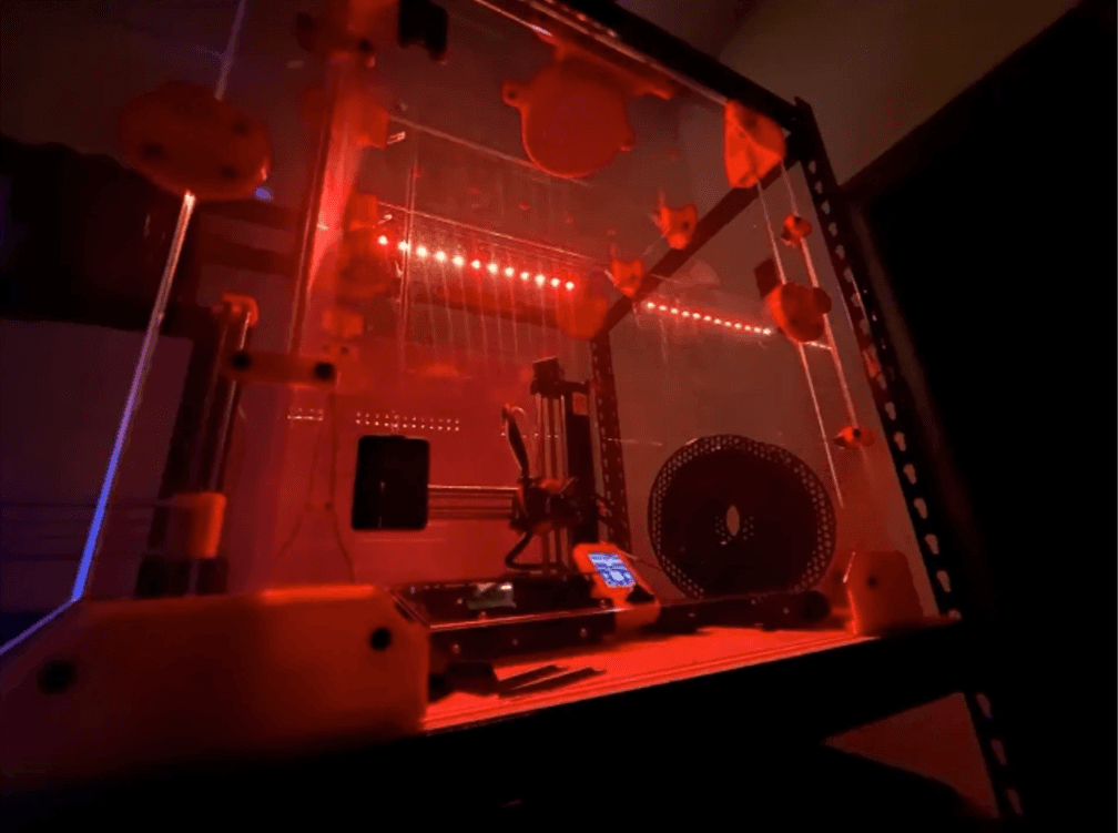 LED Light Strip for the Universal 3D Printer Enclosure 3d model