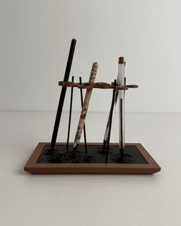 Water Ripple Pen Holder 3d model