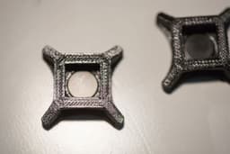 Magnetic base to hold 13mm cable straps for cord management 3d model