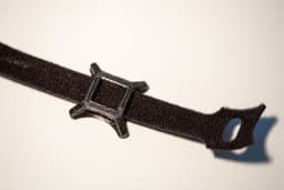 Magnetic base to hold 13mm cable straps for cord management 3d model