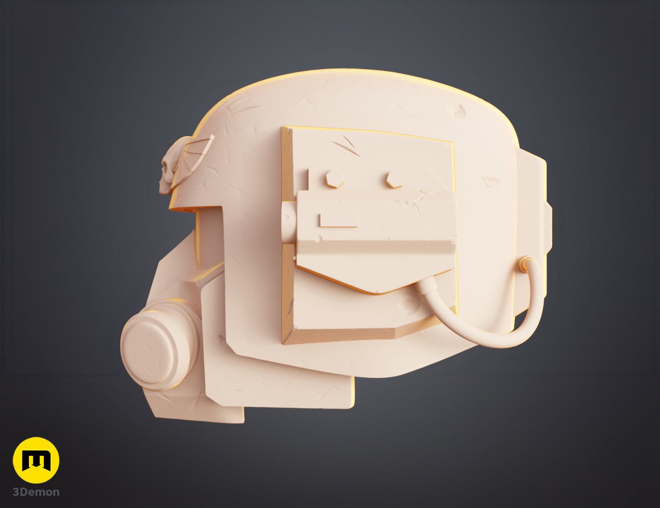 Cadian Shock Trooper Helmet 3d model