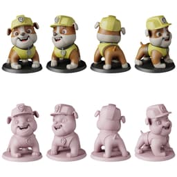 Paw Patrol STL Files - Chase Marshall Skye - Rescue Pups 3D Print Models 3d model