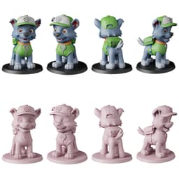 Paw Patrol STL Files - Chase Marshall Skye - Rescue Pups 3D Print Models 3d model