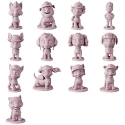 Paw Patrol STL Files - Chase Marshall Skye - Rescue Pups 3D Print Models 3d model