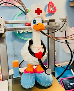 Nurse Goose Gear Outfit for Porch Goose 3d model