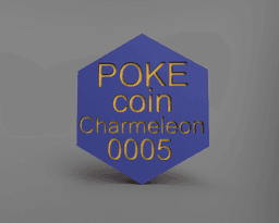 Charmeleon Pokemon PokeCoin 3mf 3d model