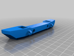 Refined Jeep Wrangler front bumper with Bull Bar for SCX10 3d model
