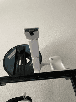 Pi Camera Swivel-Up Mount 3d model