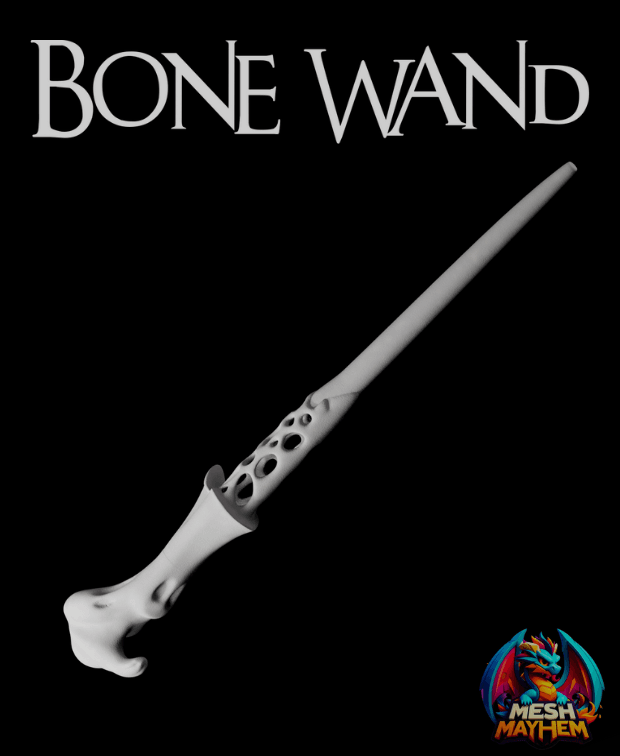 Magic Bone Wand 3d model
