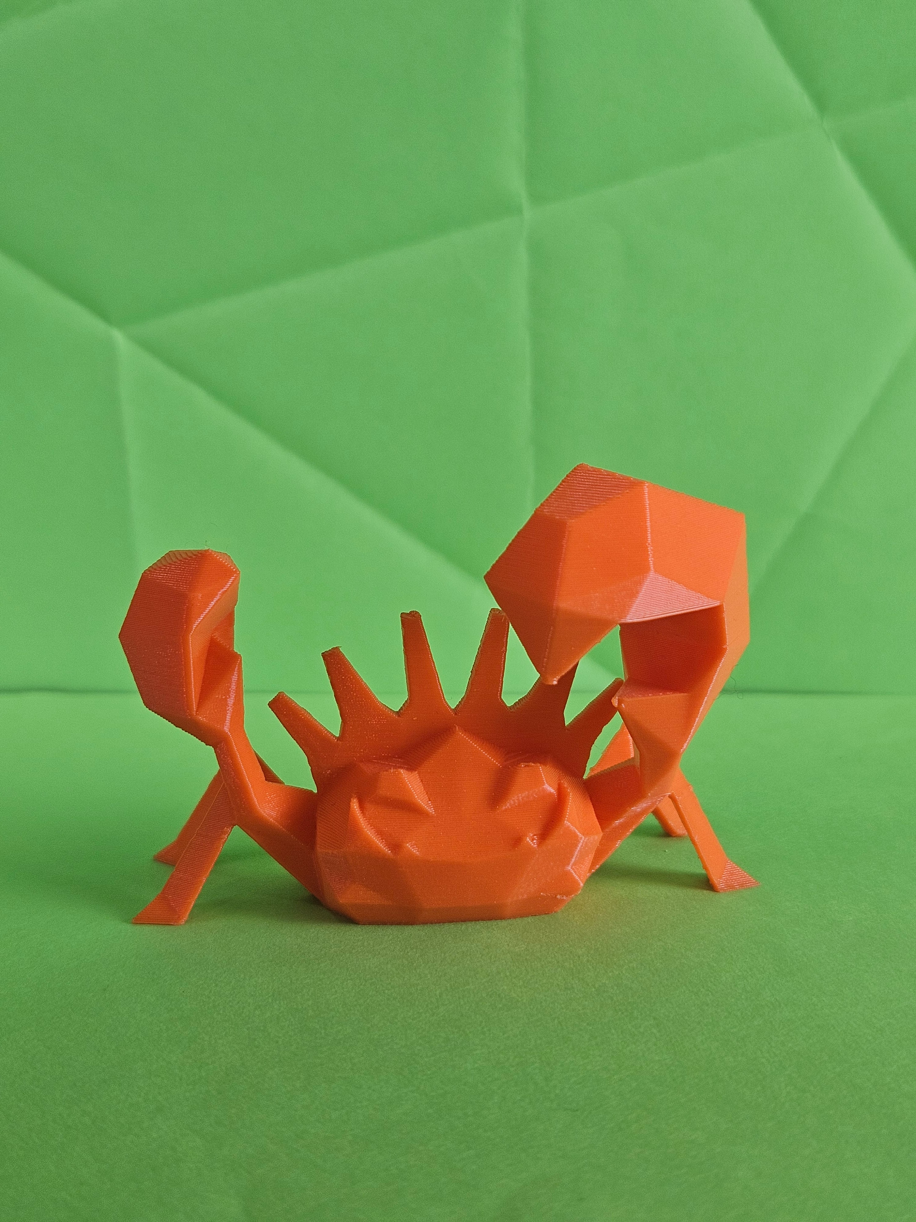 Kingler Low Poly Pokemon 3d model