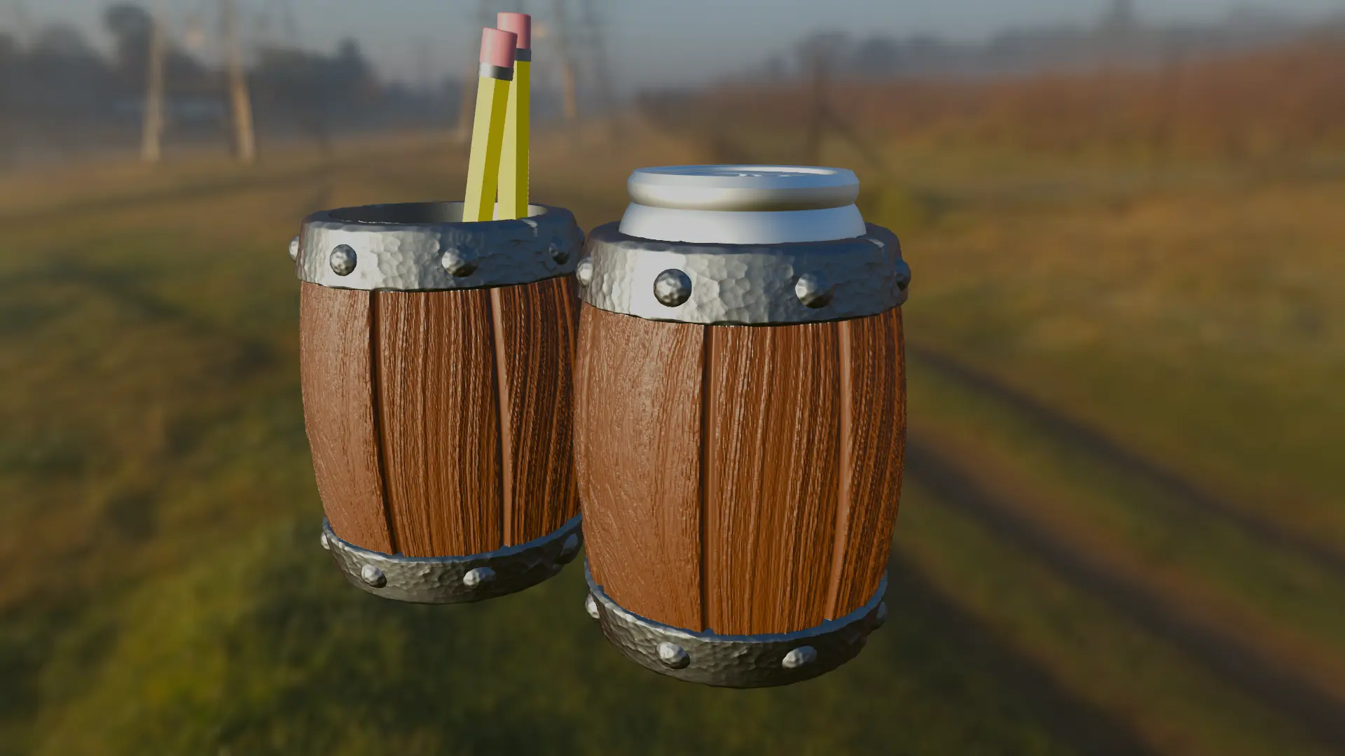 Tavern Can / Pen Holder 3d model