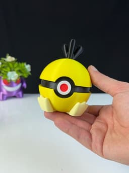 Psyduck Pokeball - Multipart 3d model