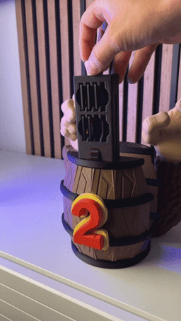 Switch2 Docking Station Stand - Inspired by Donkey Kong - Fan Art 3d model