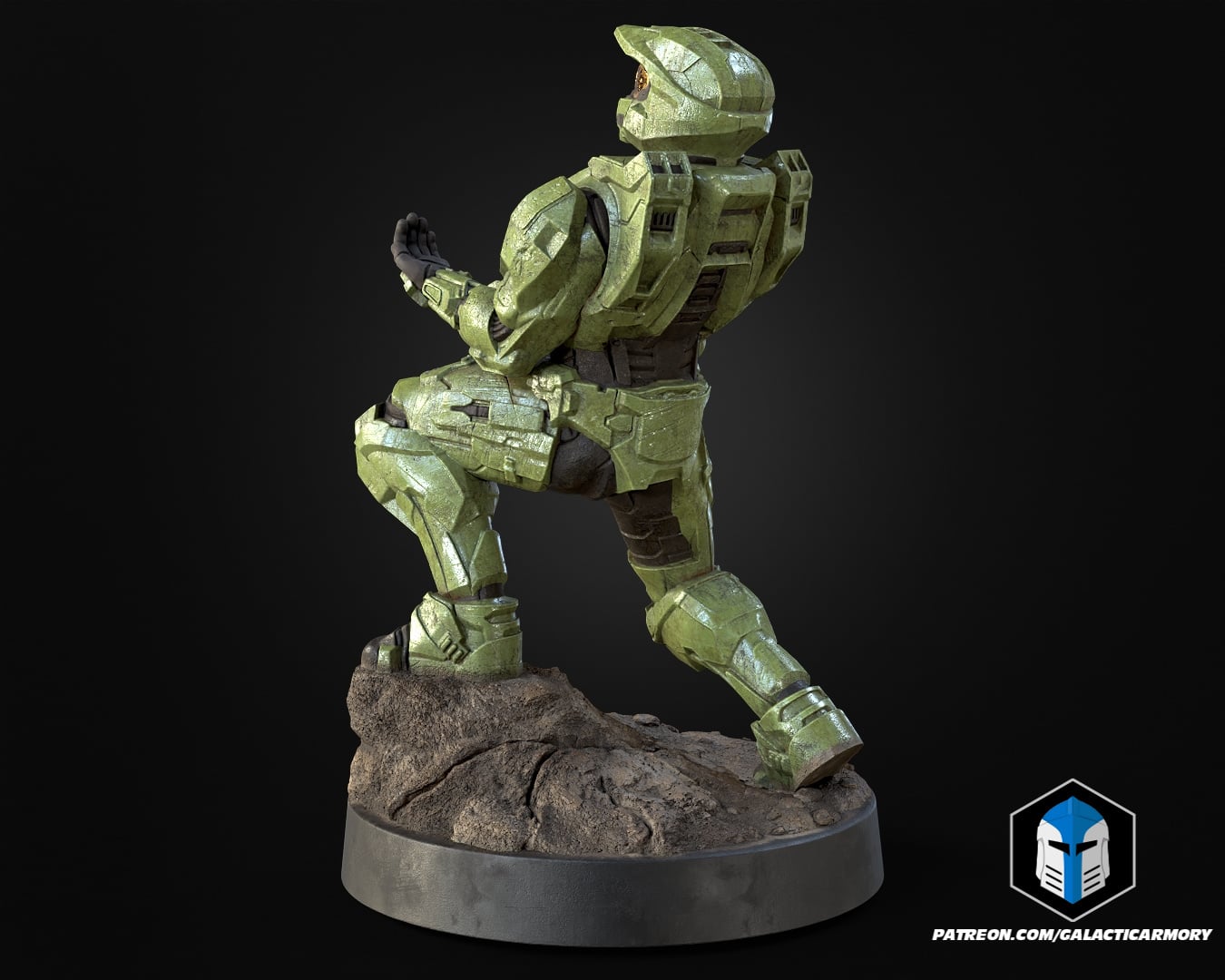 Master Chief Controller Holder - 3D Print Files 3d model