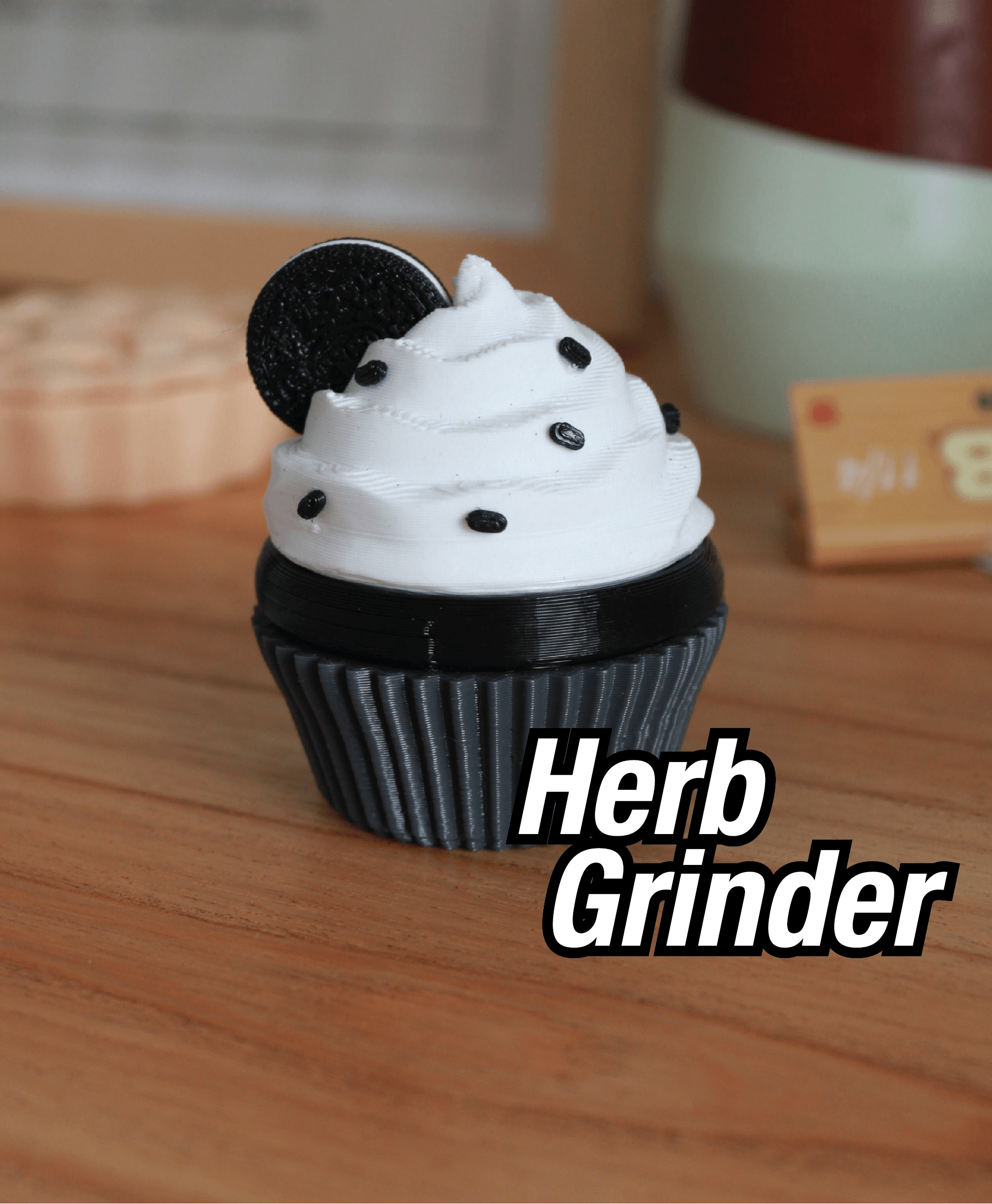 Cookies & Cream - Cupcake Grinder 3d model