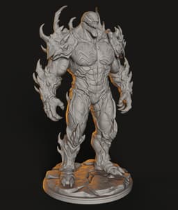 Shadow Symbiote Titan STL | Fan Art Figure | Savage Detail 3d model
