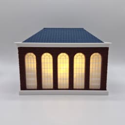 The Greenhouse - Light up building (Bambu Lamp Kit) 3d model
