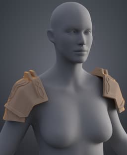 Arcane Enforcer Vi Shoulder Armor 3d model