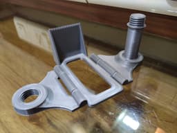 Print-in-Place Tape Holder - Printed in this manner. - 3d model