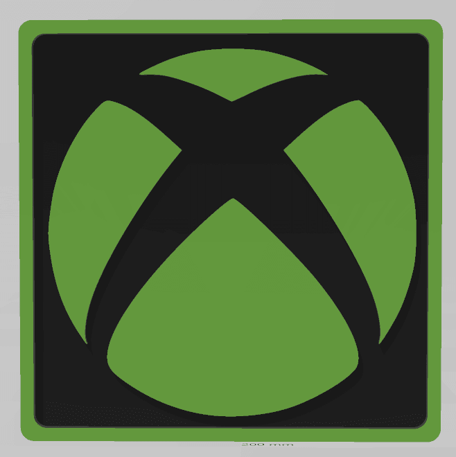 Xbox Logo Coaster.stl 3d model