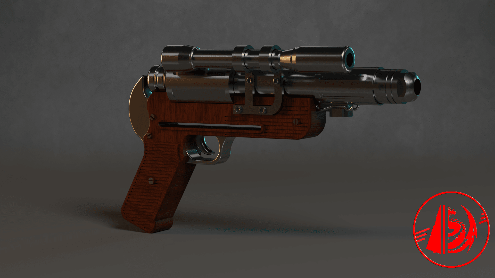 DT-29 Heavy Blaster - Star Wars 3d model