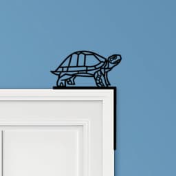 Turtle Door Corner Decor 3d model