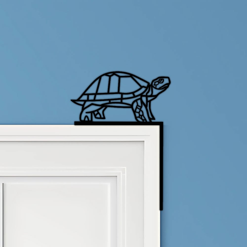 Turtle Door Corner Decor 3d model