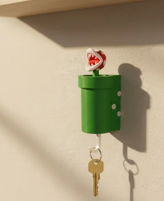 PIRANHA PLANT KEY HANGER 3d model