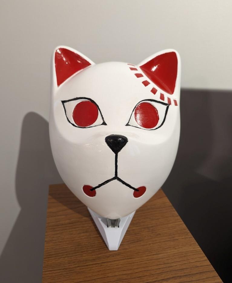 Tanjiro Mask -Demon Slayer - Printed in PLA and hand painted. - 3d model
