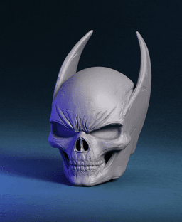 Wolverine skull 3d model