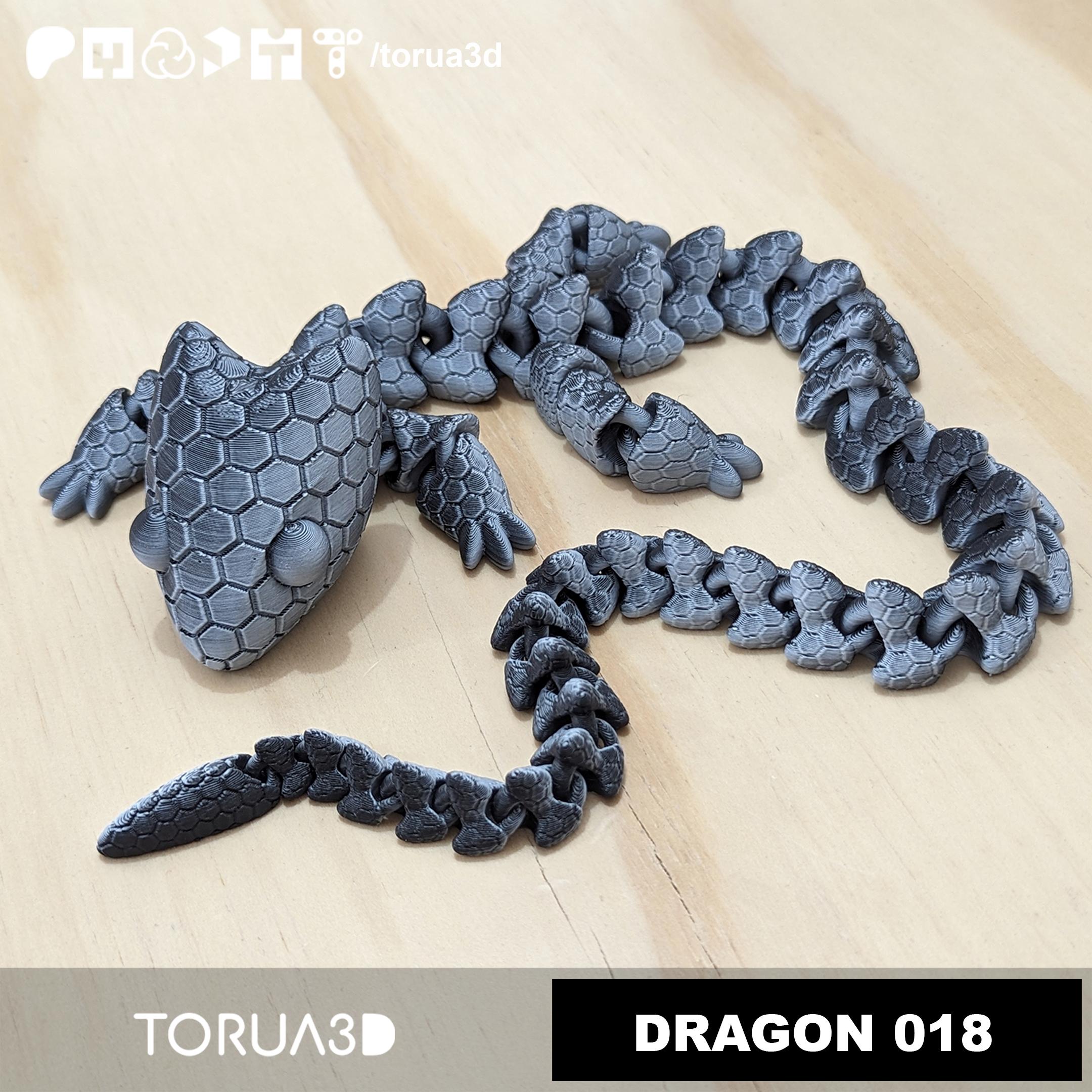 ARTICULATED DRAGON 018 3d model