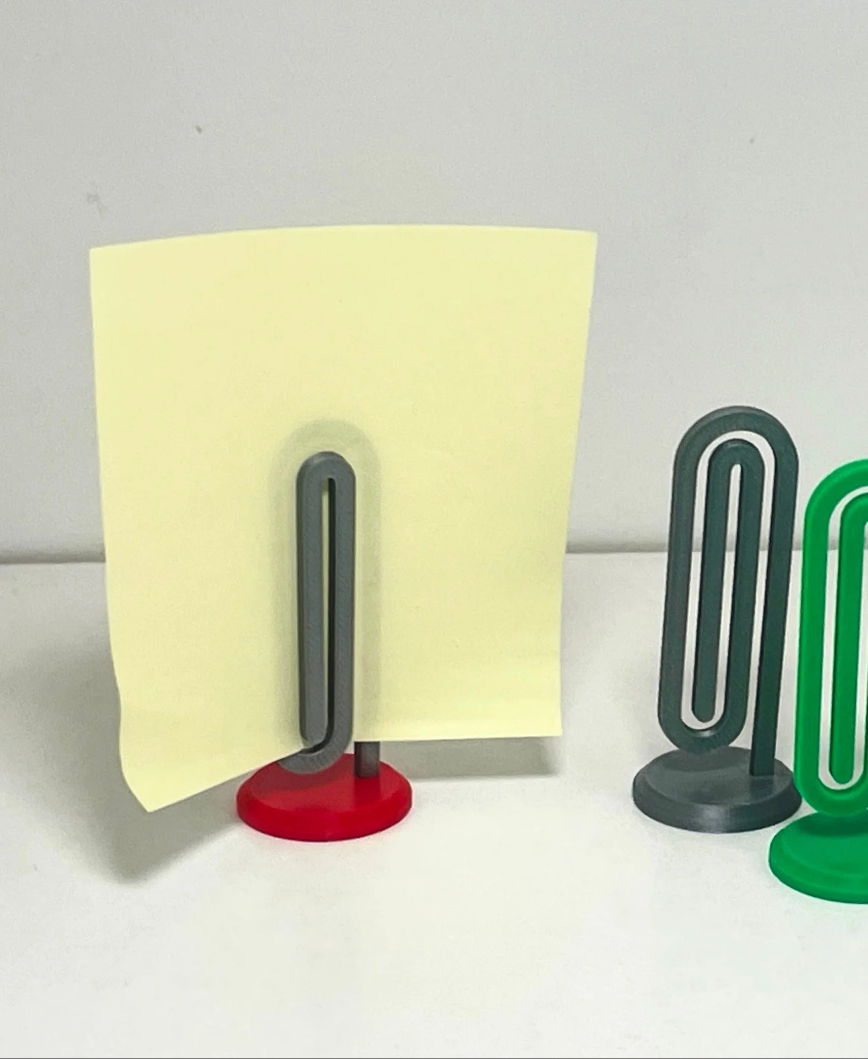 Paperclip Note Stand 3d model