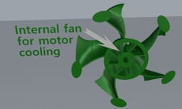 EDF 73mm EMV - COMPLETE MODULAR SYSTEM - (5-7-9-11 Blades | Multi-Motor Fit) 3d model