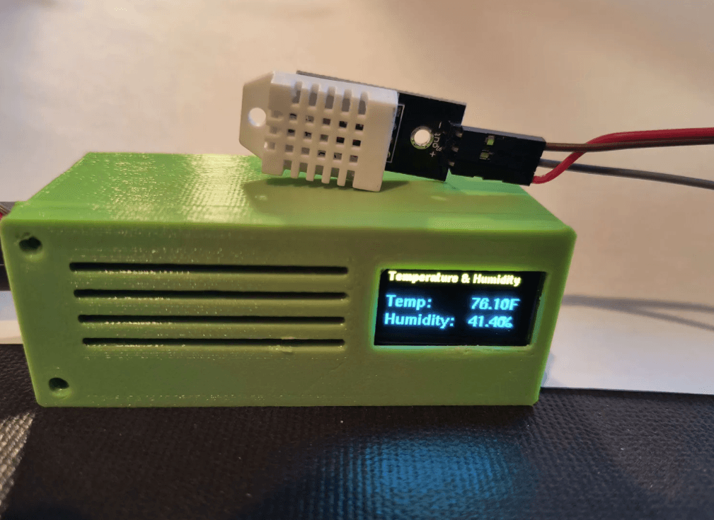 Arduino Nano + OLED Display Module Box 3d model