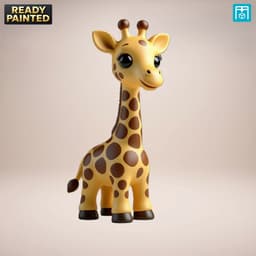 Giraffe Family: Mom and Baby – .3MF Models for 3D Printing 3d model