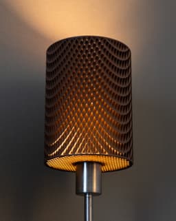 CORRUGA Cylinder Shade (IKEA Compatible) 3d model