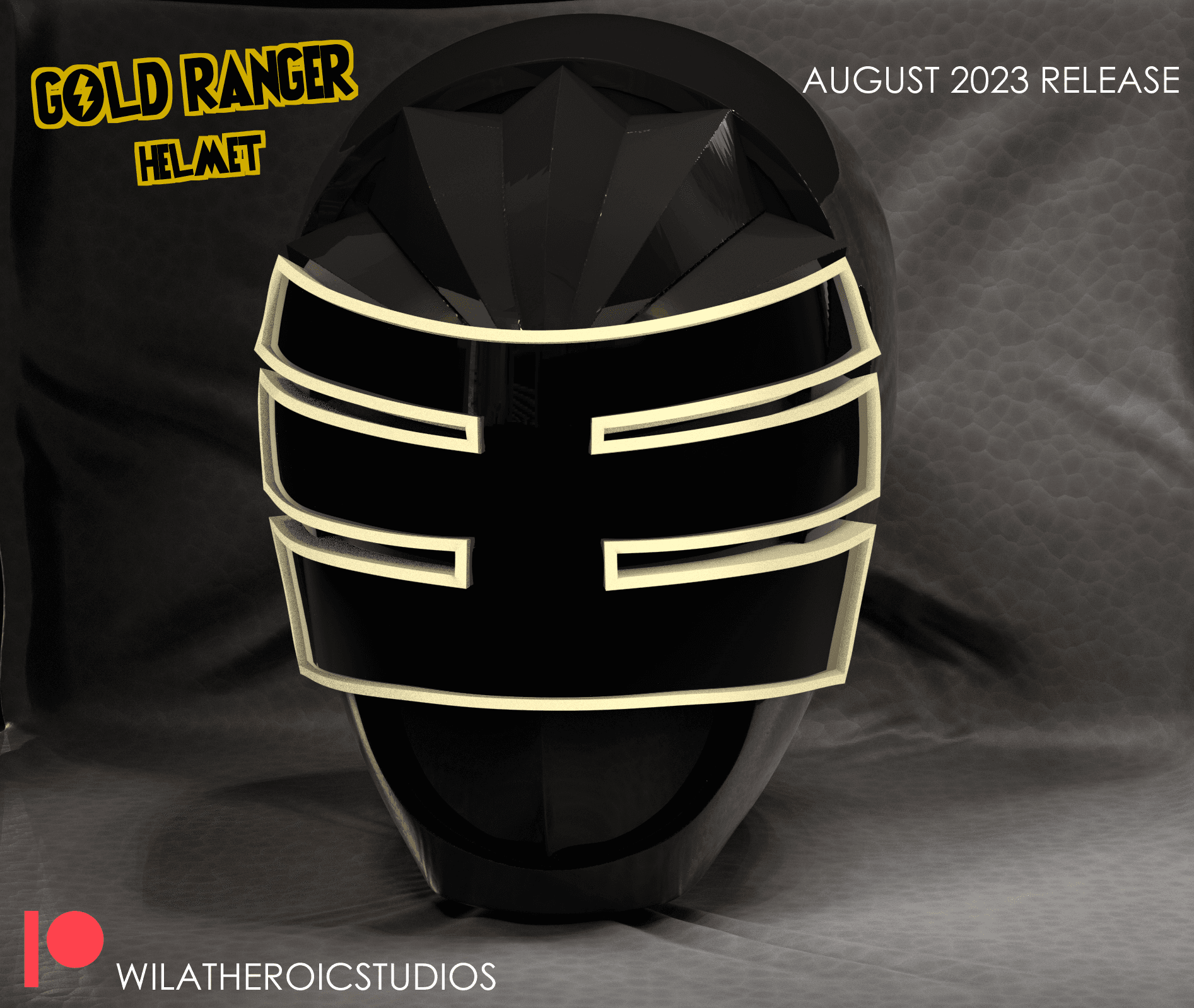 Gold Ranger Helmet [Custom Design] 3d model
