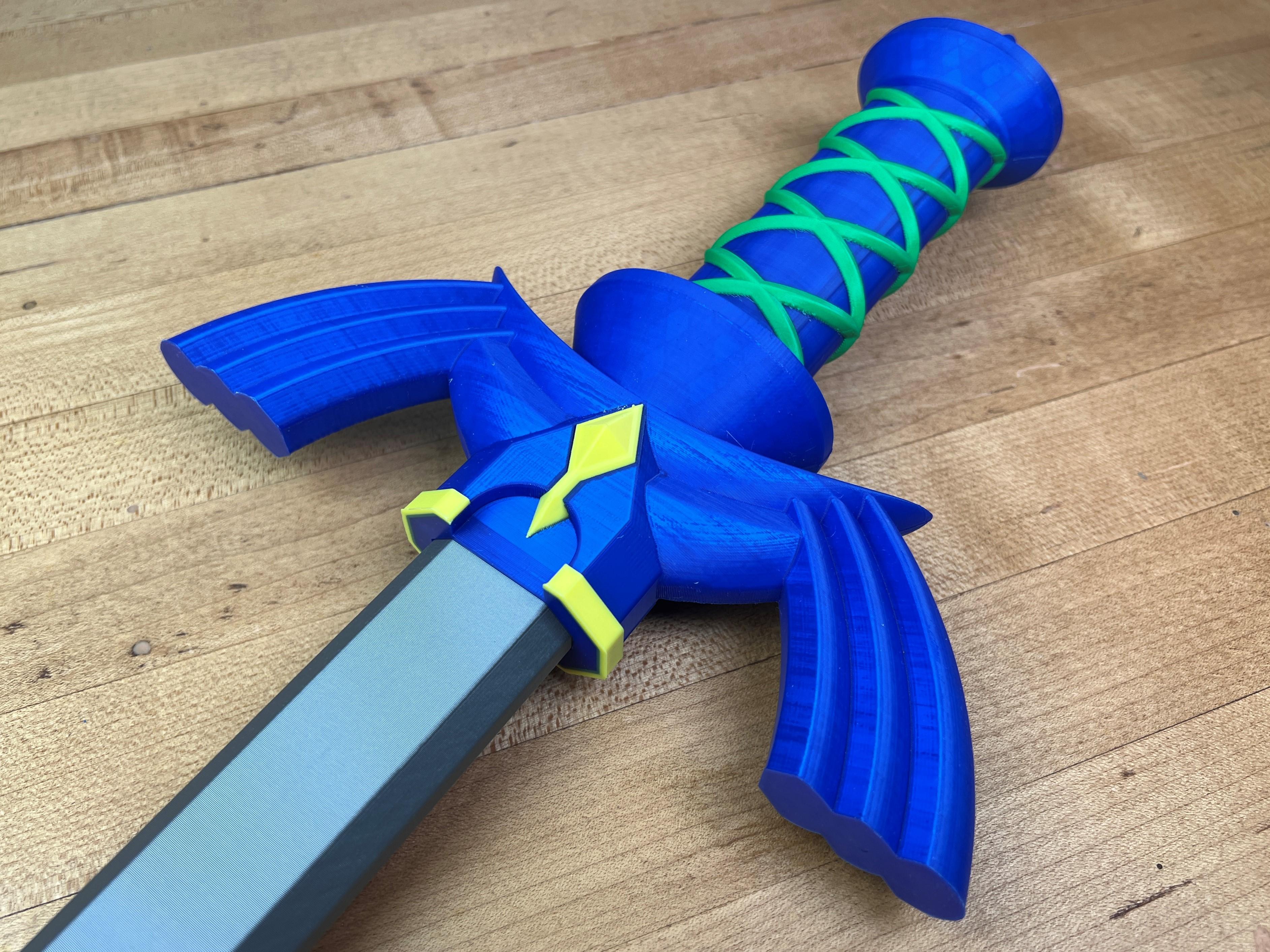 Collapsing Master Sword Multi-Color 3d model