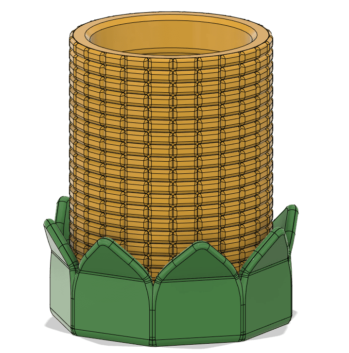 Coaster for Corn Can Cup 3d model