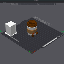 Cute Articulated & Clicker Coffee To-Go | No AMS | Print-in-place | Support-free 3d model
