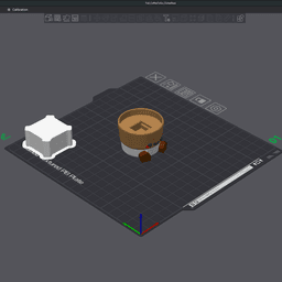 Cute Articulated & Clicker Coffee To-Go | No AMS | Print-in-place | Support-free 3d model