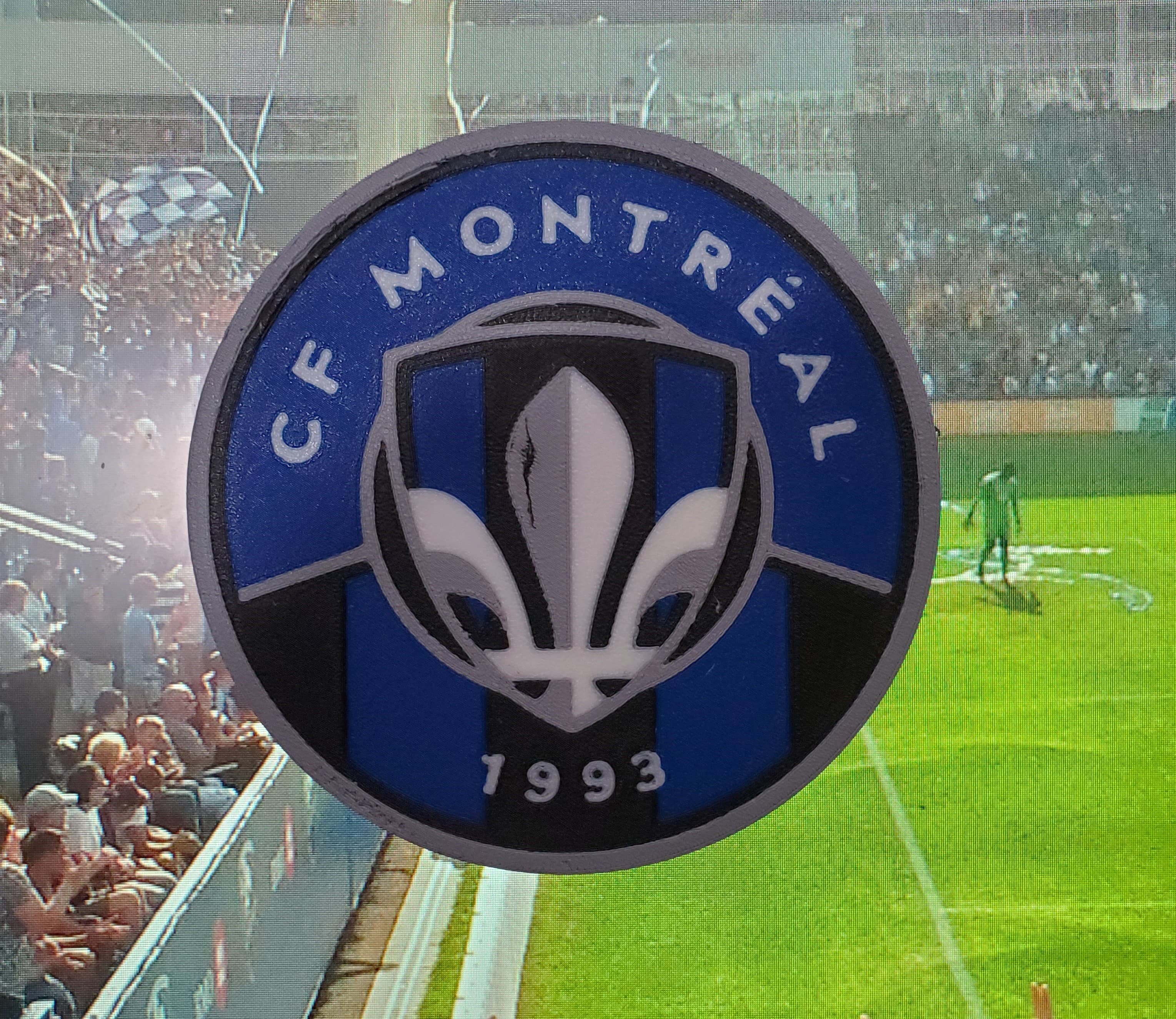 AMS / MMU CF Montréal coaster or plaque 3d model
