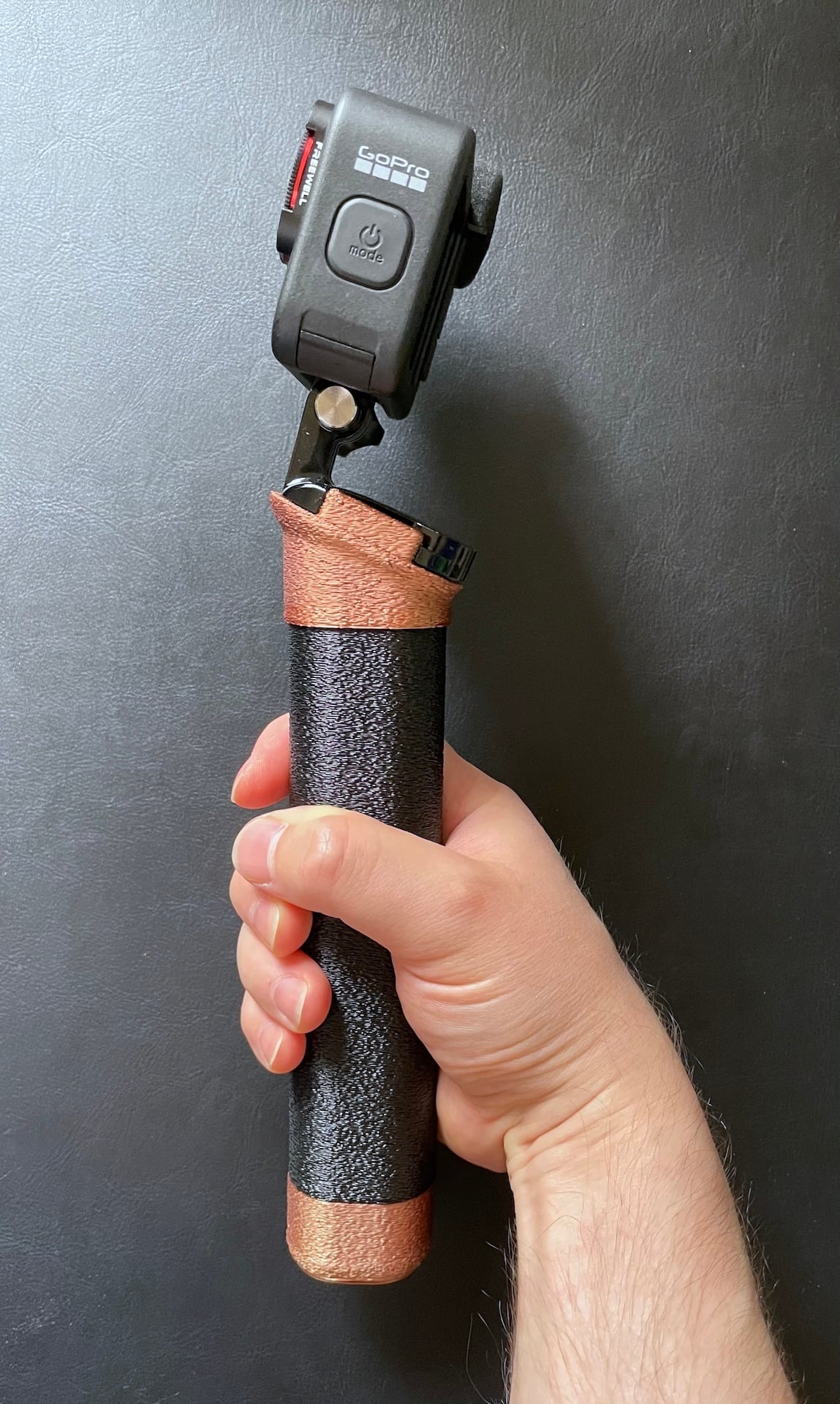 Hand Grips for GoPro V1_2.stl 3d model