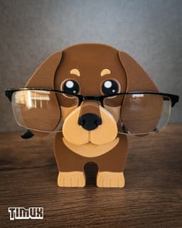 DACHSHUND GLASSES HOLDER 3d model
